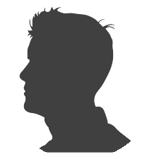 Home male avatar sideprofile darkgray